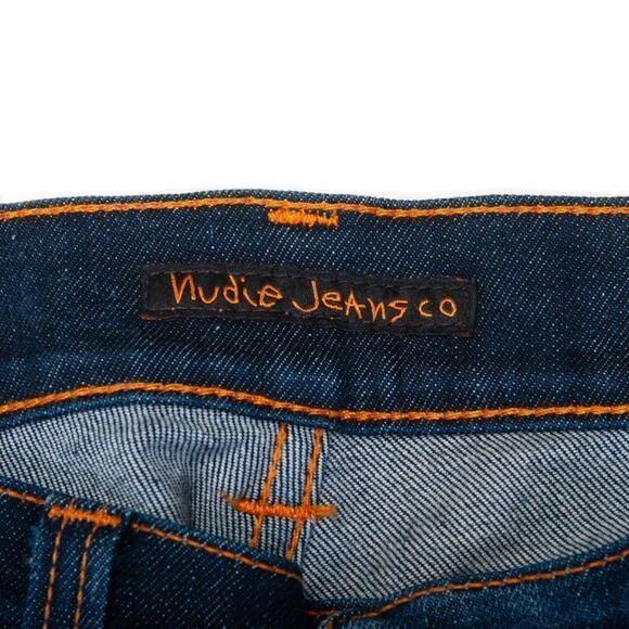 Nudie Jeans Thin Finn Dry Indigo Dips - Picture 5 of 12
